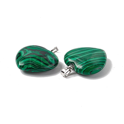 Synthetic Malachite Pendants G-G956-B62-FF-1
