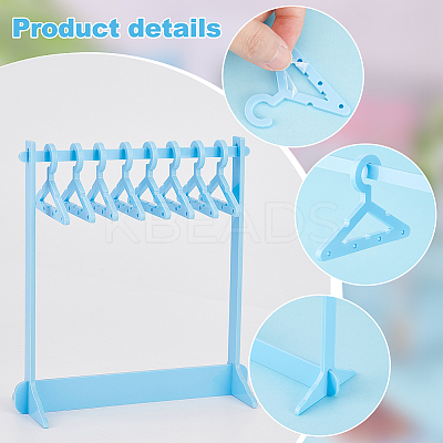 6 Sets 6 Styles Acrylic Earring Display Stands EDIS-PH0001-71-1