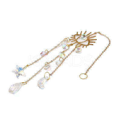 Iron Hanging Ornaments AJEW-H154-06D-1