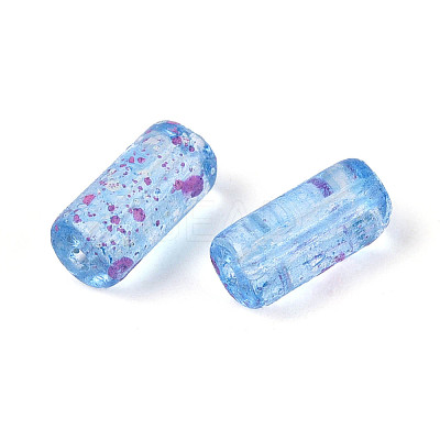Picasso Transparent Glass Bugle Beads SEED-N010-02I-1