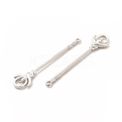 Rack Plating Alloy Big Pendants LS-PALLOY-E025-15P-1