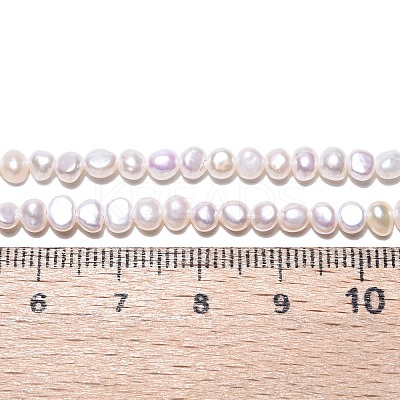 Natural Cultured Freshwater Pearl Beads Strands PEAR-N014-03D-1