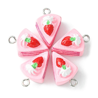 Opaque Resin Imitation Food Pendants CRES-YW0001-10A-1