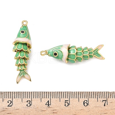 Brass Micro Pave Cubic Zirconia Pendants with Enamel KK-H526-03G-07-1
