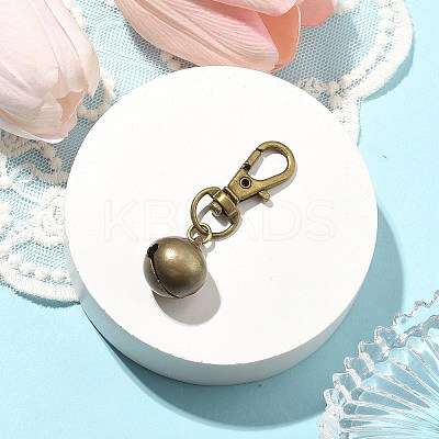 Iron Bell Pendant Decorations HJEW-JM02453-1