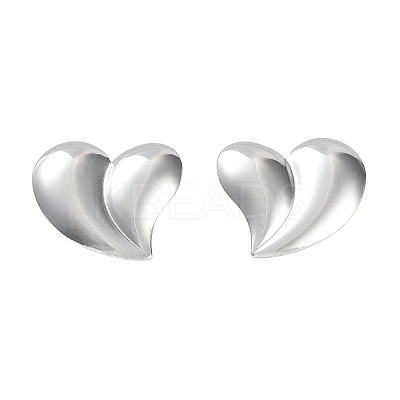 Non-Tarnish 304 Stainless Steel Stud Earrings EJEW-P245-14P-1