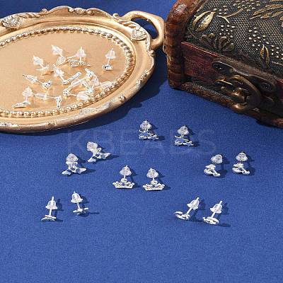 12Pairs 12 Styles Alloy Stud Earrings EJEW-FS0001-29-1