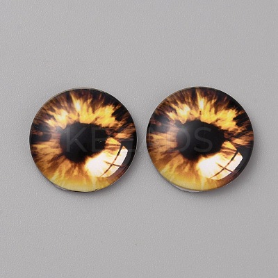 Glass Cabochons GLAA-WH0033-75F-07-1