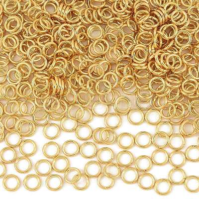 SHEGRACE Brass Open Jump Rings XGR0080G-14G-1