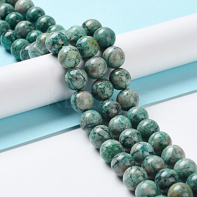 Natural Chrysocolla Beads Strands G-C093-A01-03-1