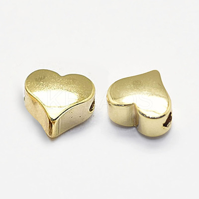 Long-Lasting Plated Brass Beads KK-K193-082G-NF-1