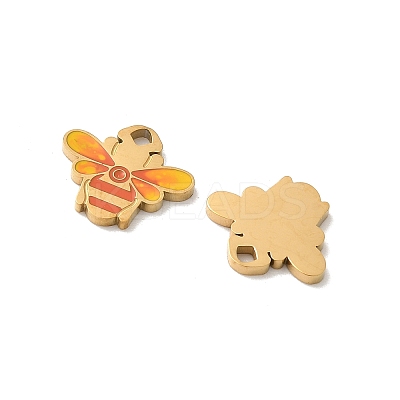 304 Stainless Steel Enamel Pendants STAS-I351-18G-02-1