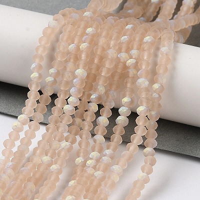 Imitation Jade Glass Beads Strands EGLA-A034-T2mm-MB20-1