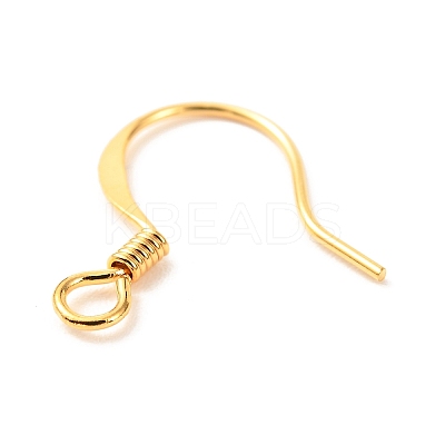 Brass Earring Hooks X-KK-F824-015A-G-1