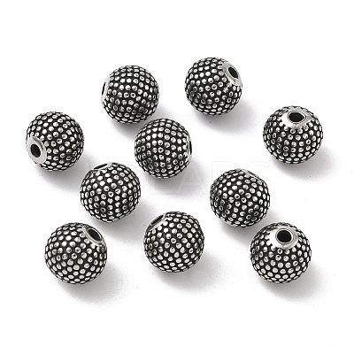 Retro 316 Surgical Stainless Steel Beads STAS-L307-17AS-04-1