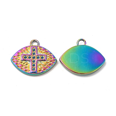 Ion Plating(IP) 304 Stainless Steel Pendant Rhinestone Settings STAS-I671-08MC-1