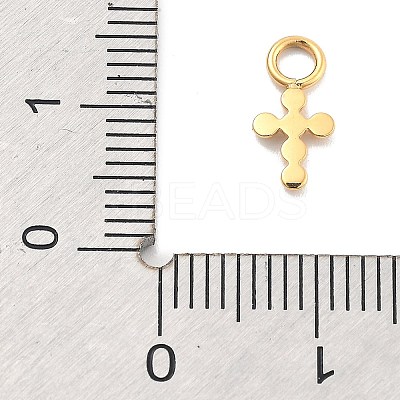 Ion Plating(IP) 304 Stainless Steel Charms STAS-P379-17G-1