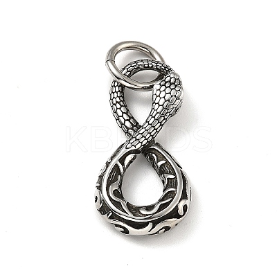304 Stainless Steel Pendants X-STAS-E058-07AS-1