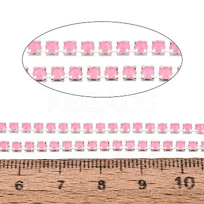 Iron Rhinestone Cup Chains CH-T006-01A-13-1