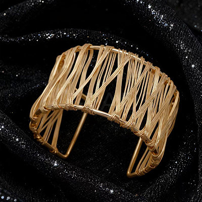 Braided Iron Cuff Bangles WGFA891-07-1