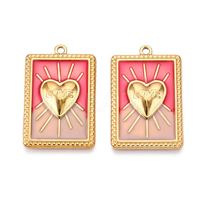 Ion Plating(IP) 304 Stainless Steel Pendants X-STAS-N107-05A-G-1