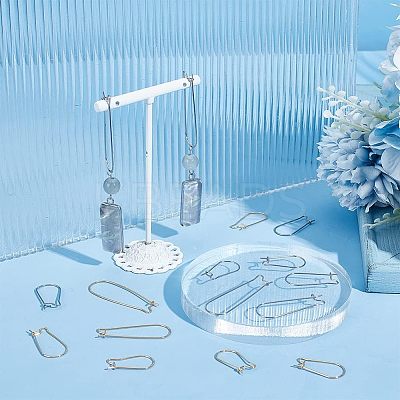 304 Stainless Steel Hoop Earring Findings STAS-UN0016-77-1