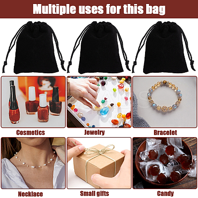Rectangle Velvet Drawstring Pouches TP-CN0001-03A-02-1