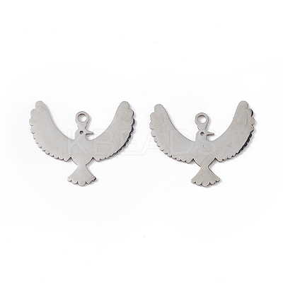 Non-Tarnish 304 Stainless Steel Pendants LS-STAS-E186-08P-1