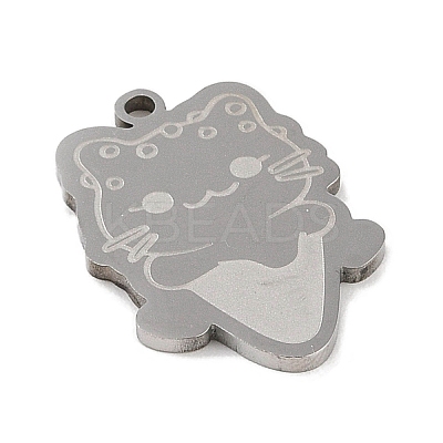 Non-Tarnish 201 Stainless Steel Pendants STAS-C095-37P-1