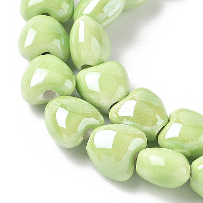 Handmade Porcelain Beads Strands PORC-Z002-02D-1