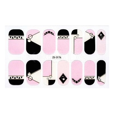 Full Cover Nombre Nail Stickers MRMJ-S060-ZX3-M-1