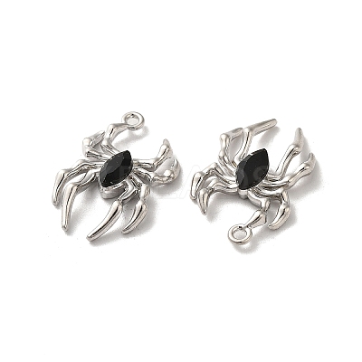 Glass Spider Pendant PALLOY-K001-067P-03-1