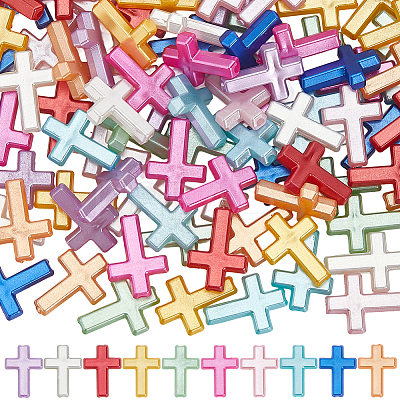 Resin Imitation Pearl Beads RESI-SP0001-50B-1