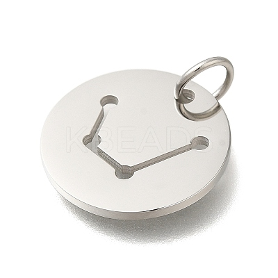Anti-Tarnish 304 Stainless Steel Pendants STAS-M074-02K-P-1