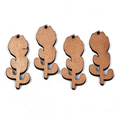 Printed Basswood Pendants X-WOOD-N006-54-1