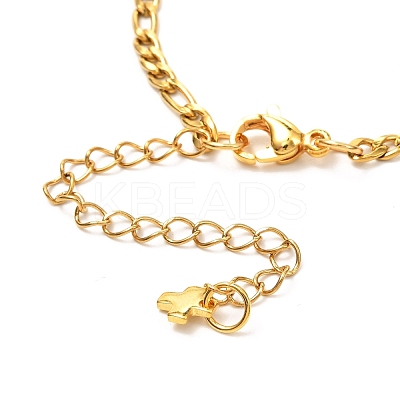 304 Stainless Steel Figaro Chains Bracelet Making AJEW-JB01075-1