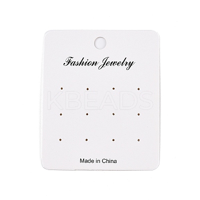 Rectangle Paper Earring Display Cards CDIS-T004-02-1