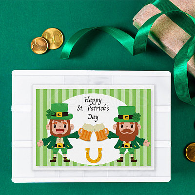 Saint Patrick's Day Carbon Steel Cutting Dies Stencils DIY-WH0309-1613-1