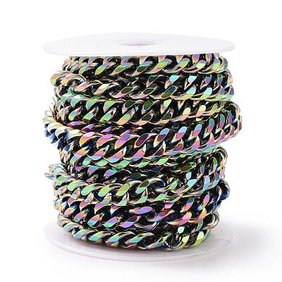 304 Stainless Steel Cuban Link Chains CHS-P007-04M-1