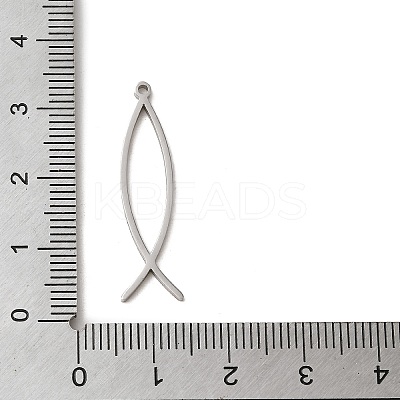 Non-Tarnish 304 Stainless Steel Pendants FIND-Z025-01P-1