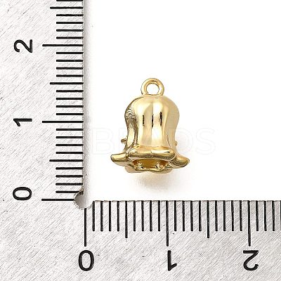 Brass Micro Pave Cubic Zirconia Pendants KK-Q035-15G-02-1