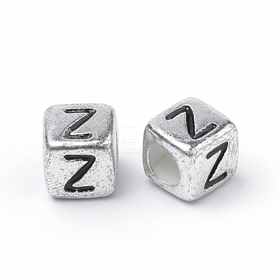 Plated Acrylic Beads PB43C9308-Z-1