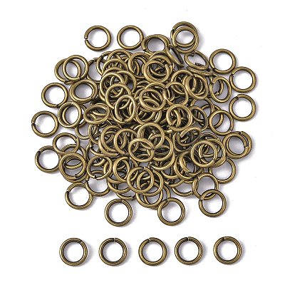Brass Open Jump Rings LS-JRC7MM-AB-1