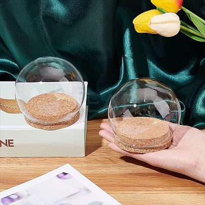 2 Sets High Borosilicate Glass Dome Cover DJEW-NB0001-19-1