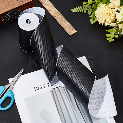 10M PVC Car Auto Fibre Sticker Vinyl Wrapping Film DIY-WH0128-48B-1