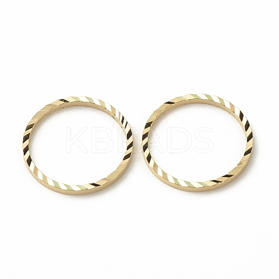Brass Linking Rings KK-F831-018D-G-RS-1