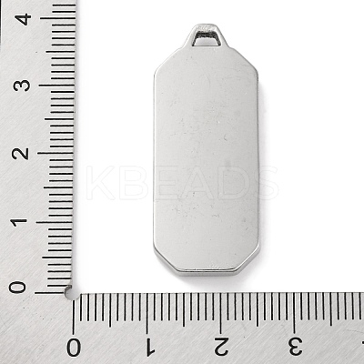 Anti-Tarnish 304 Stainless Steel Pendants STAS-D194-03P-1