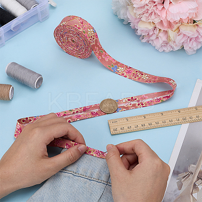 Cotton Flower Ribbon OCOR-WH0036-52E-1