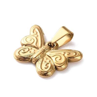 201 Stainless Steel Pendants STAS-U053-16B-G-1