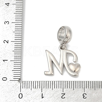 Brass European Dangle Charms LS-KK-Z097-01M-GP-1
